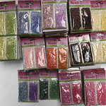 Ca. 115x Oval beads pearl & gloss duo